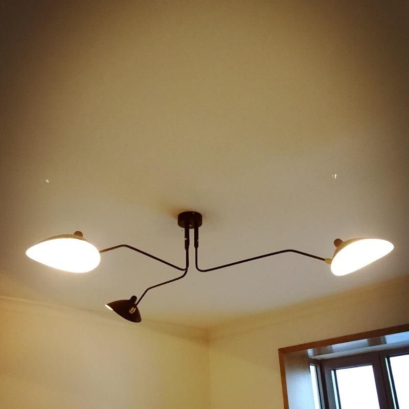 Vintage Loft Dawn Spider Serge Mouille Ceiling Pendant Lamp (WH-VP-54)