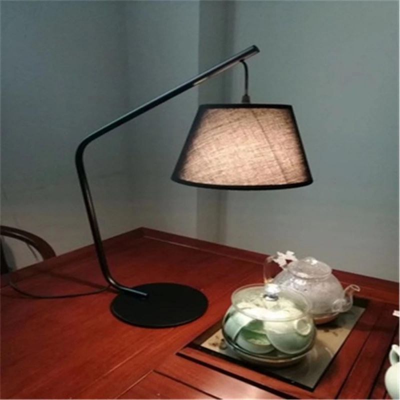 Table Lamp Living Room Table Lamp Wrought Iron Cloth Bedroom Bedside Lamp Danish Fishing Lamp
