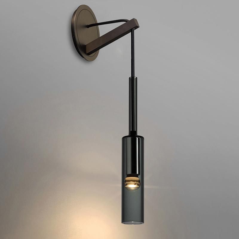 Bedhead LED Lamp Modern Living Room Corridor Personality Glass Bedside Wall Light