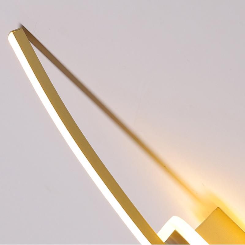 Bedroom Bedside Lamp Creative LED Strip Modern Simple Living Room Wall Light