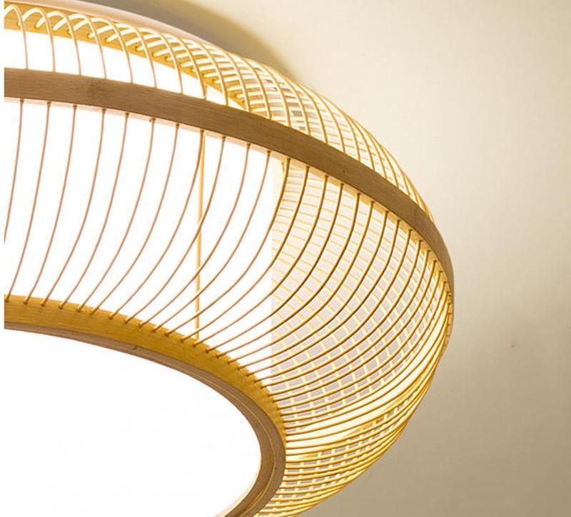 Asia Bamboo Ceiling Light Chinese Style Hanging Ceiling Lamp (WH-WA-41)