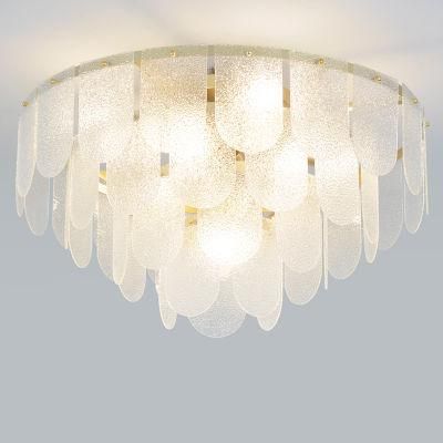 Light Luxury Living Room Pendant Lamp Simple Creative Glass Bedroom Ceiling Lamp