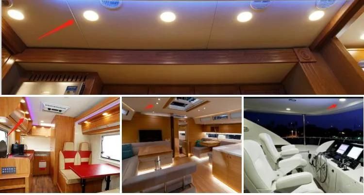 12 Volt LED Marine Interior Light White Blue LED Ceiling Light