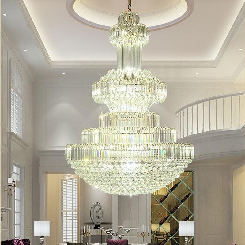 Crystal Chandelier Villa Living Room Contracted Modern Lobby Hall Stair Lighting