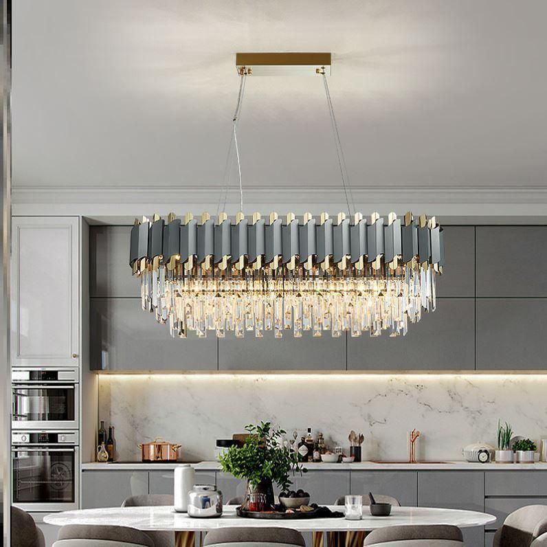 2021 New Nordic Living Room Crystal Chandelier Post-Modern Dining Room Lamp