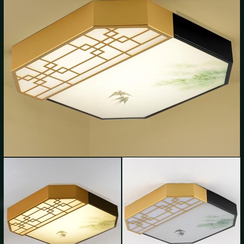 Ceiling Lamp Chinese Style Copper Living Room Dining Bedroom Ceiling Light