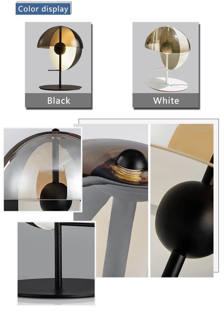 Glass Shade Art Lamp Bedside Decorative Table Lamp
