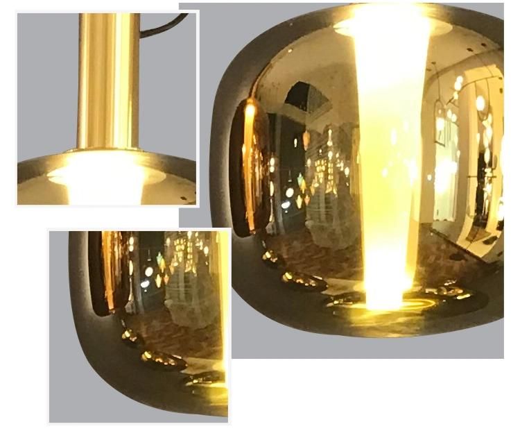 Pumpkin Golden Glass LED Floor Lamp