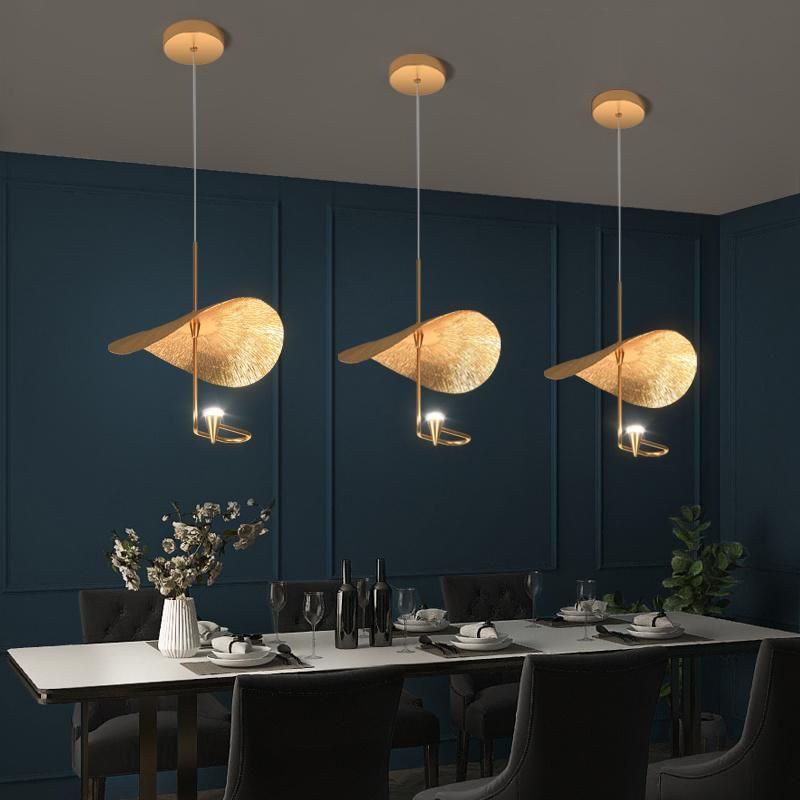 Restaurant Creative Chandelier All Copper Crystal Chandelier Pendant Light Lamp