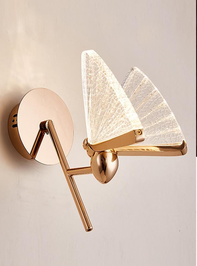 Butterfly Wall Lamp Corridor Study Living Room with 2021 New Style Zhongshan Modern Lighting Factory