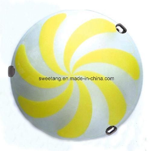 Round Ceiling Lamp Modern Glass Ceiling Light for Bedroom Use