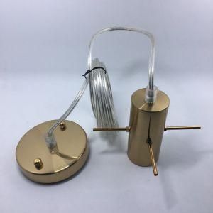 Brass Finished 4 Support Metal Cup Pendant Lamp Parts