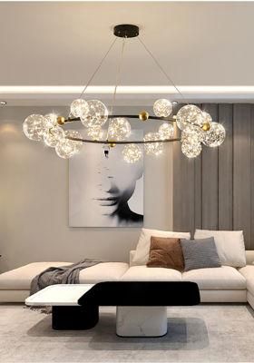 Super Skylite Latest Chandelier Lamps Retro Pendent Light LEDs Lightening Ceiling Cloud LED Lamp Bedroom Geometric Long Ceiling Light