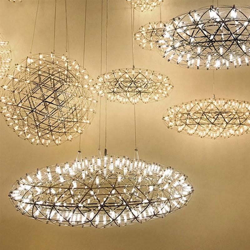Modern Pendant Lamp Ball Design LED Firework Lamps Hall Stainless Steel Chrome Lamp Raimond Pendant Lamp (WH-AP-234)