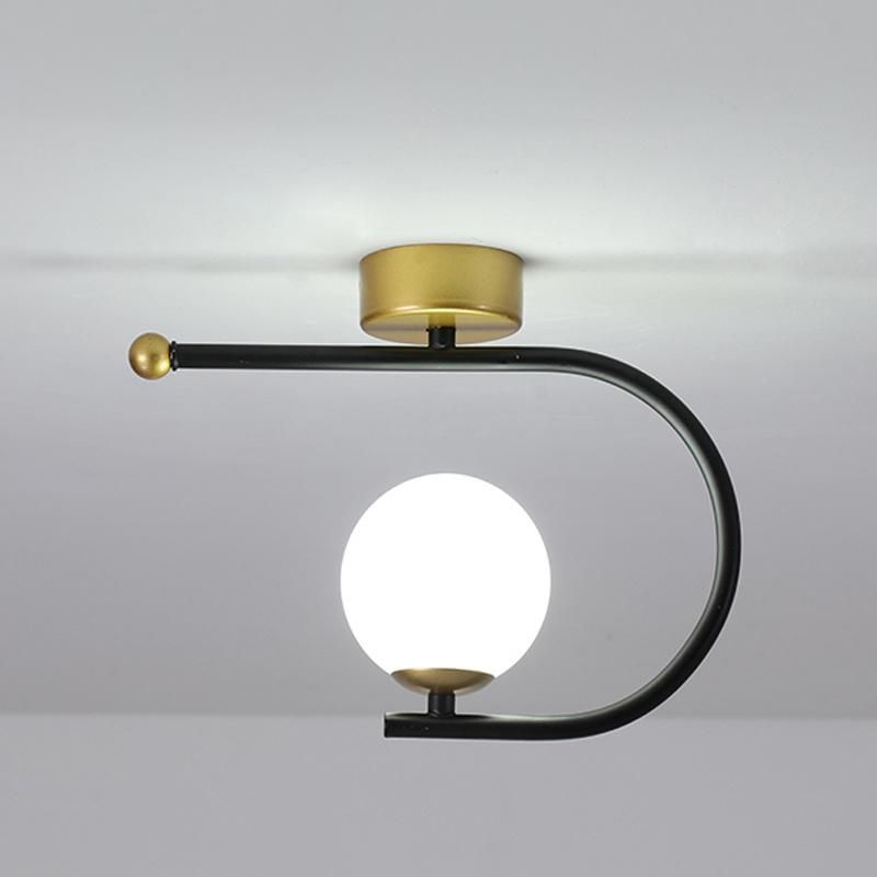Golden Industry Style Ceiling Light Simple Corridor Lamp Hallway Light Balcony Lamp