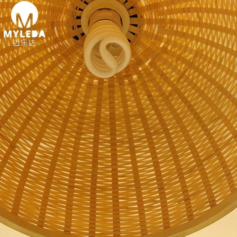 Modern Bamboo Hanging Hotel Decorative Indoor Chandelier