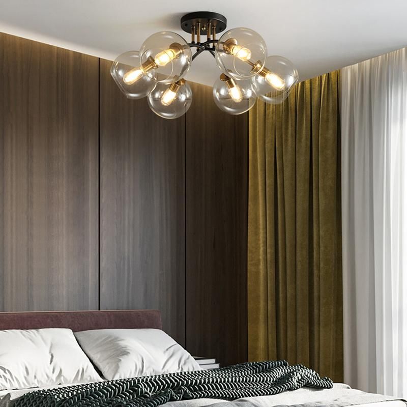 Postmodern Light Luxury Ceiling Light Bedroom Light Nordic Simple Warm Creative Living Room Lamp