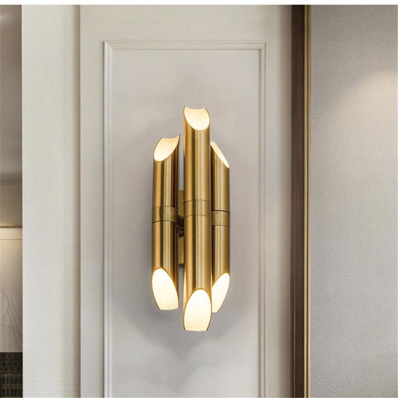 Wall Lamp Post-Modern Minimalist Golden Wall Lamp Hotel Living Room Creative Light