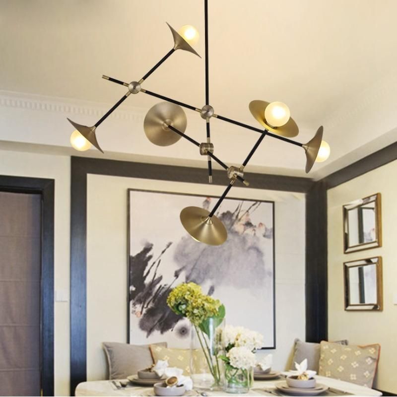 Decorative Fancy Metal Horn Shape Pendants Lamp