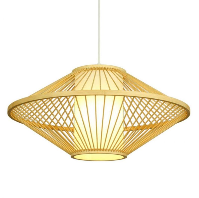 UFO Pendant Bamboo Lamp for Restaurant House Southeast Asia Japanese