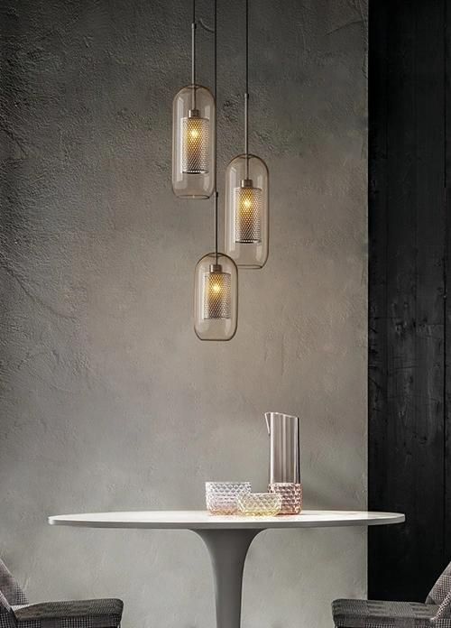 Modern Home Lighting with Glass for Pendant Lamp Restaurant Decoration Lamp