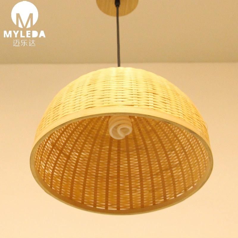 Modern Bamboo Hanging Hotel Decorative Indoor Chandelier