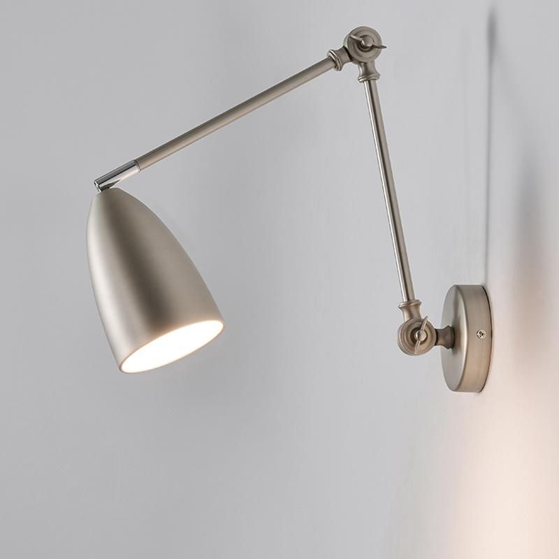 Bedside Lamp Telescopic Folding Arm Study Reading Light Industrial Style Wall Lamp
