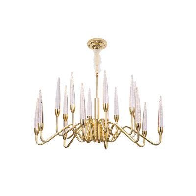 Staircase Chandelier Modern Minimalist Creative Glass Building Living Room Dining Room Lamp