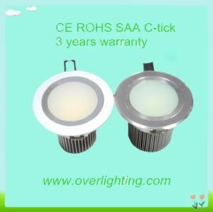 3 Years Warranty 15W Dimmable COB LED Downlight with CE, RoHS Approved