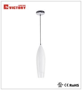 New Design Simple White Glass Restaurant Use Pendant Light