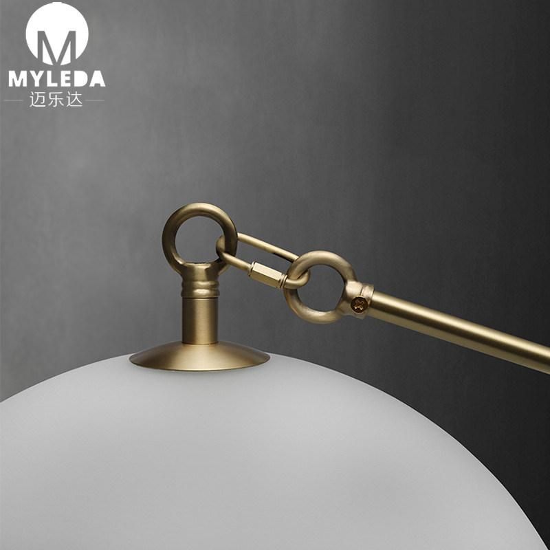 Modern Simple Brass Glass Pendant Lighting Light for Children Room, Dining Room, Kitchen or Bedroom.
