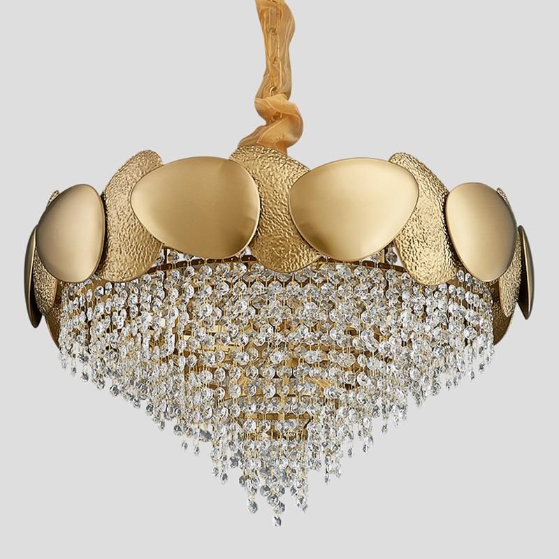 High-Grade Vintage Style Crystal Chandelier restaurant Bedroom Pendant Lamp