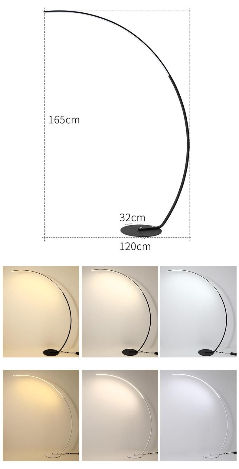 Creative Arc LED Floor Lamp Bedroom Living Room Decorative Lamp Reading Lamp
