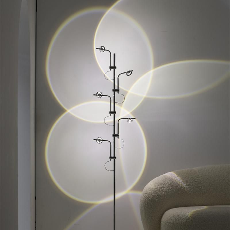 Nordic Floor Light Luxury Lighting Fixture Creative LED Projection Bedroom Living Room Art Table Floor Lamp (WH-MFL-15)