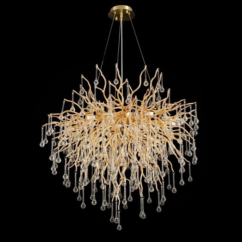 2022 Contemporary Luxury Crystal Chandelier Suitable for Living Room Modern Hotel Room