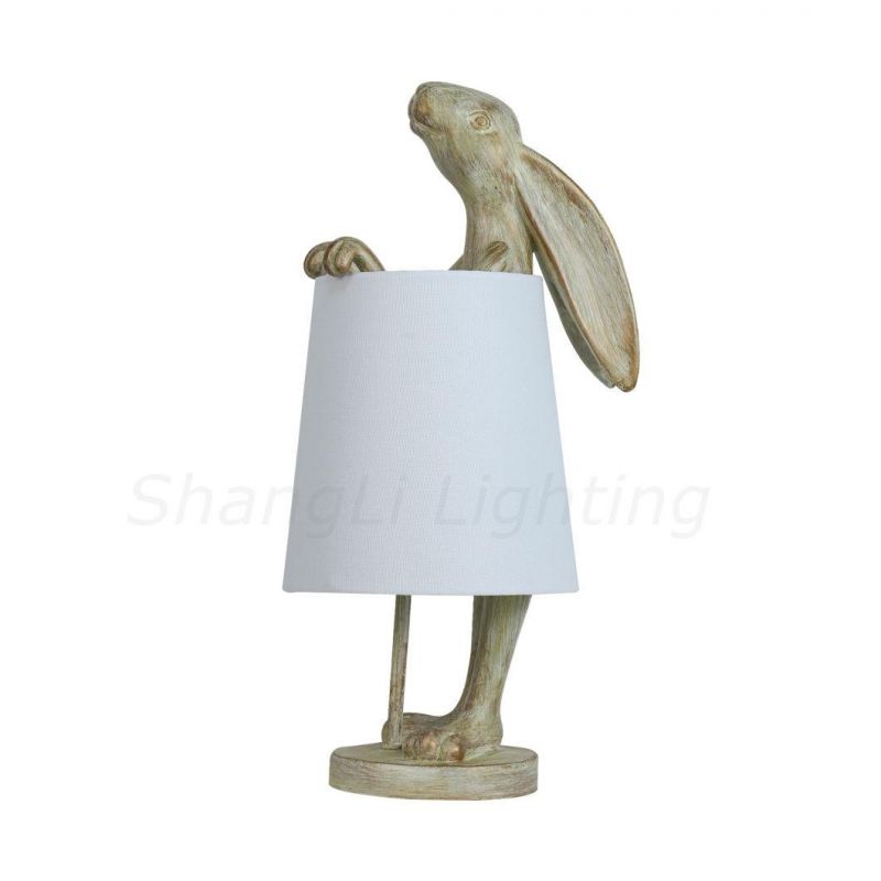 American Table Lamp Modern Design Table Lamp Animal Rabbit Shape Nordic Table Lamp manufacture