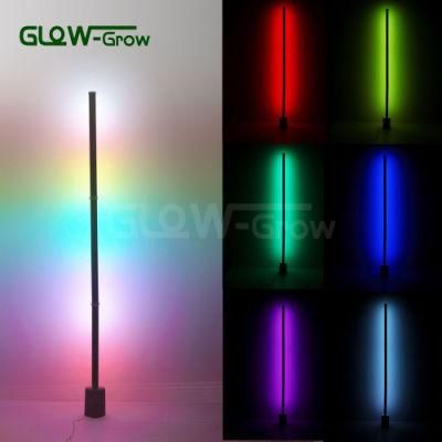 RGB LED Standing Floor Corner Lamp Light for Bedroom Gaming House Home Roomaa Decoration