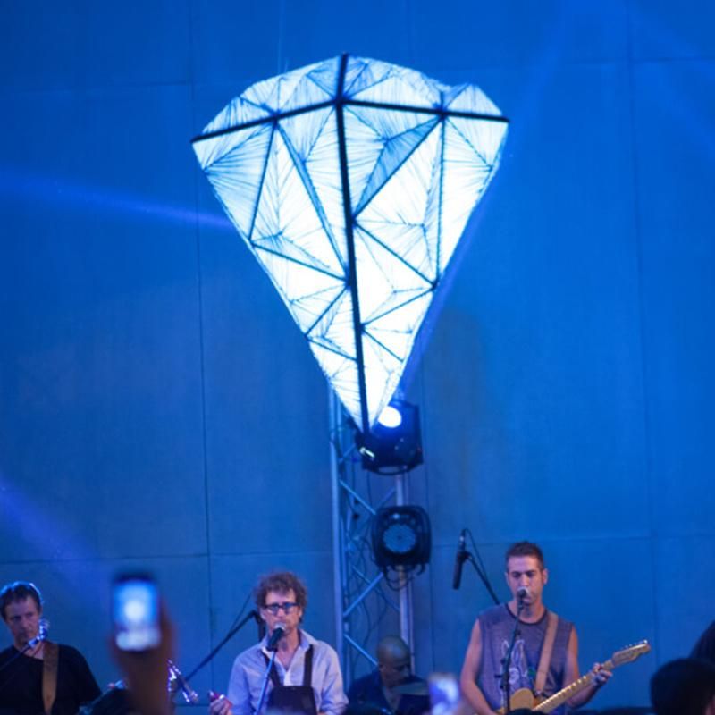 Diamond Design Modern Chandelier Mall Lobby Exhibition Hall Pendant Lamp