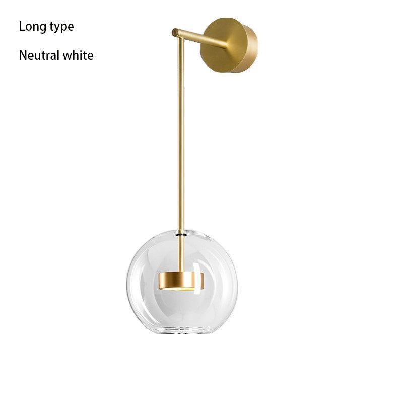 Nordic Wall Sconces 10W LED Light Glass Bubble Sample Scandinavian Wall Light (WH-OR-70)