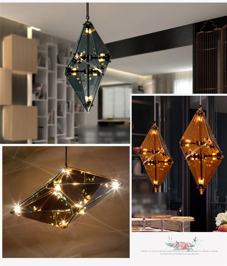 Decorative Glass Simple Creative Replica LED Pendant Lighting