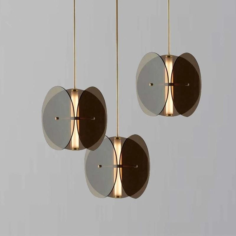 Modern Round Pendant Light Design Nordic Glass Lights for Dining Room Kitchen Home Industrial Pendant Lamp (WH-AP-195)