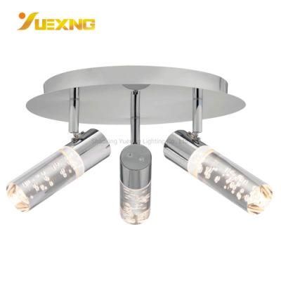 IP44 Clear Cheap Circular Modern 15W 10W 5W LED Light Ceiling Lamp Chandelier Lighting Light