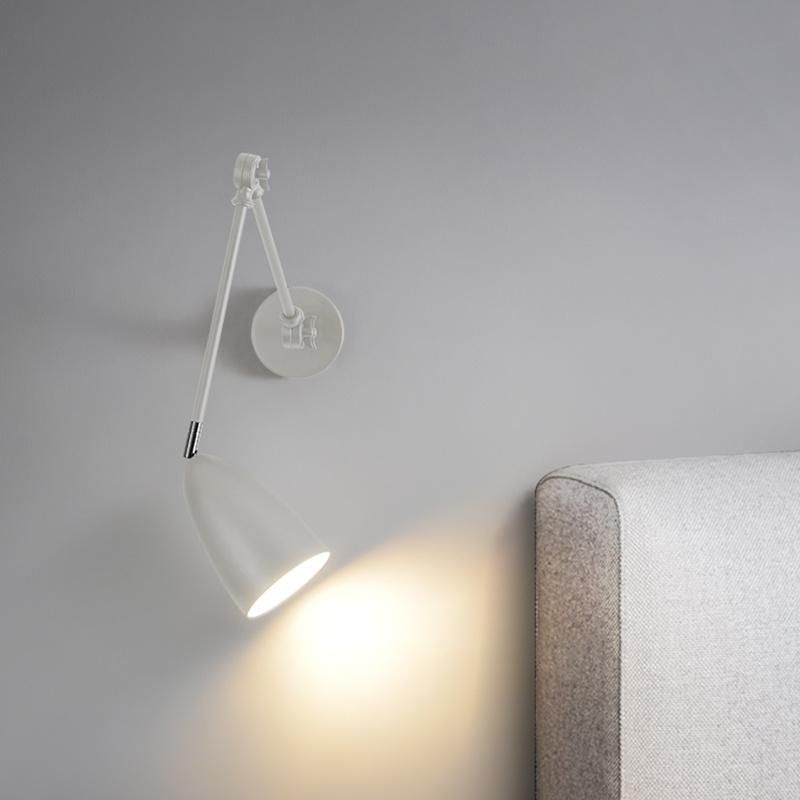 Metal Simple Industrial Style Wall Lamp Bedroom Lamp Bedside Lamp LED
