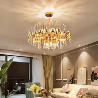 High Class Crystal Chandelier Lobby Dining Room Pendant Lamp Light