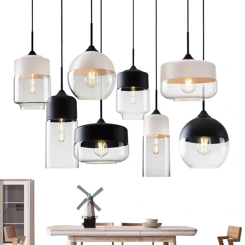 Geometric Drop Glass Pendant Light Fixtures for Indoor Home Lighting Fixtures (WH-GP-16)