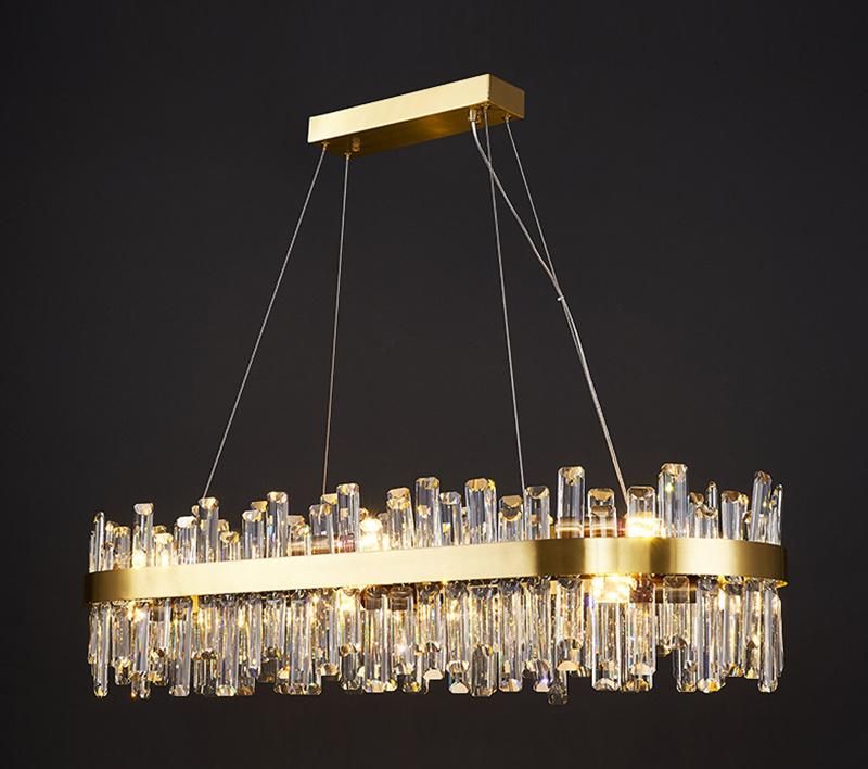 Luxry Indoor Lighting Crystal Chandelier Light Living Room Dining Room Modern Pendant Lamp