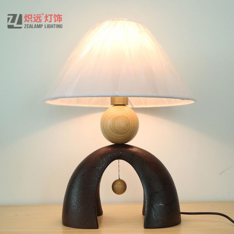 New Art Design Resin Grain Table Lamp for Villa