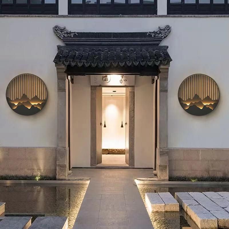 New Chinese Style Wall Lamp Chinese Style Background Wall Decoration Lamps