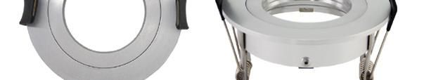 Round Recessed Ceiling Downlight Fitting Spotlight Housing Frame Aluminium (LT2110A)