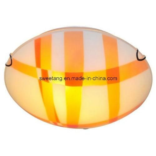Decorative Round Glass Lamp Ceiling Light for Bedroom Sitting Room Lighting